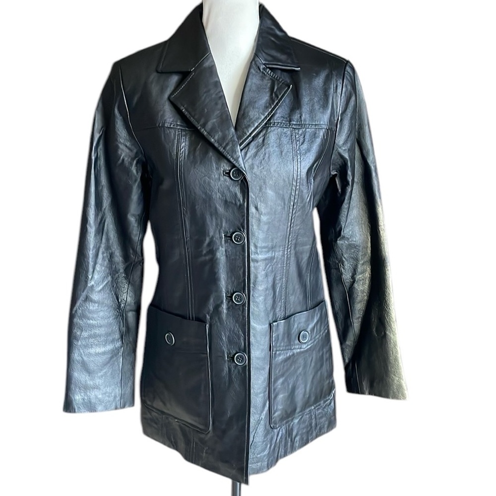 Quality Gino Leather Insulated Fitted Leather Jacket S